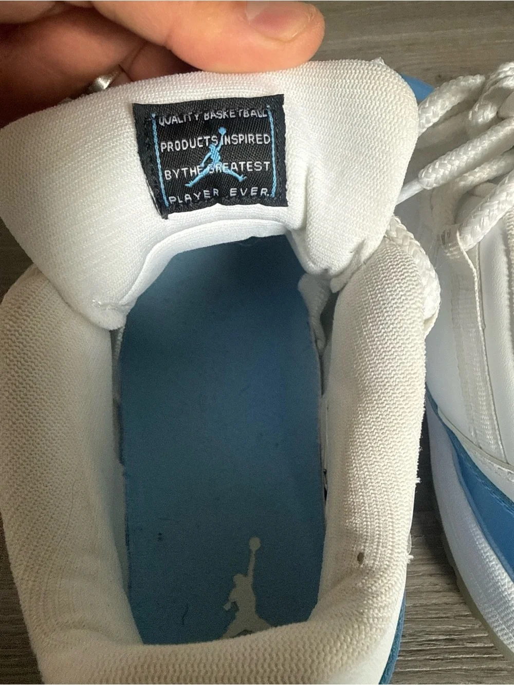 Jordan 11 Retro Low University Blue 2017 men’s size 9 shoes sneakers basketball
